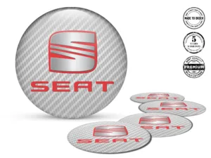 Seat Pegatinas de Rueda Edición Estilo de Silicona de Lujo